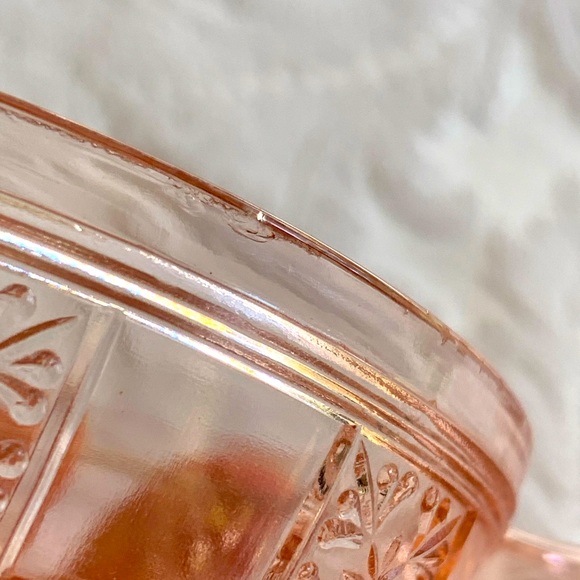 Pink Depression Glass Cup and Saucer - Picture 11 of 11